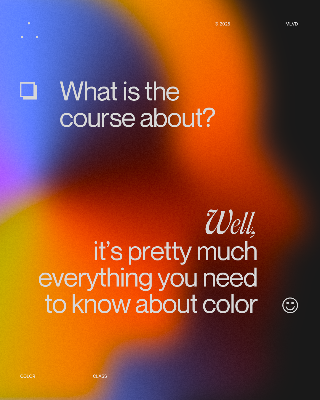 Color Consciousness – Course